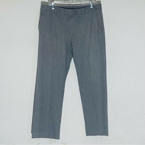 Express Men's Gray Striped Dress Pants SZ 36/30